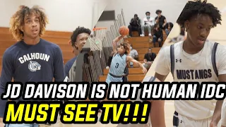 JD Davison IS THE MOST EXCITING PLAYER IN HIGHSCHOOL IDC!🚨! Vs. A Shifty Guard Chase Clemmons