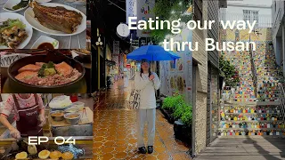Korea vlog: eating our way thru busan