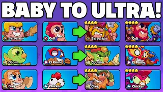 Squad Busters - Every Character Evolution Baby to Ultra!