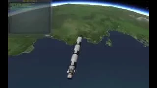 [KSP] - kOS Falcon 9 1st stage "landing"