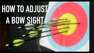 How to Adjust a Bow Sight