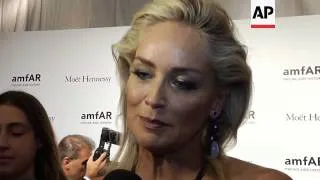 Sharon Stone helps raise $1.1M for AIDS research