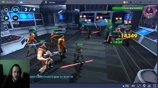 Darth Revan T5 battle + T6 Gear 7 Juhani battle