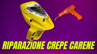 RIPARAZIONE CREPE SU CARENE SCOOTER/MOTO