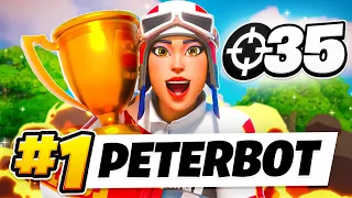 35 KILL WIN SOLO VICTORY CASH CUP FINALS🏆 | Peterbot