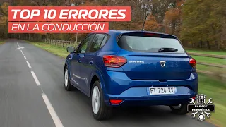 Top 10 errores de conducción