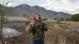 Springtime Fishing for Channel Catfish on Utah Lake