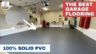 The BEST DIY Residential Garage flooring: SupraTile 100% solid PVC