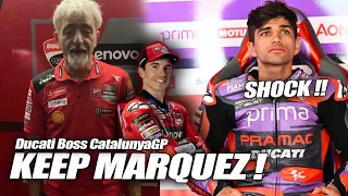 FINALLY Ducati Boss Keep Marquez 2025 Martin BIG ANGRY, Bagnaia SCARED CatalunyaGP