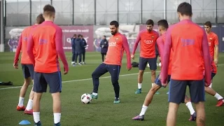 FC Barcelona training session: Countdown starts for the Cup