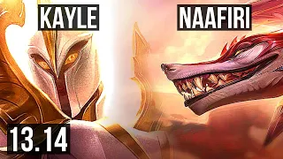 KAYLE vs NAAFIRI (TOP) | 1.6M mastery | NA Diamond | 13.14