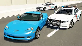 Realistic Police Chases #23 - BeamNG drive