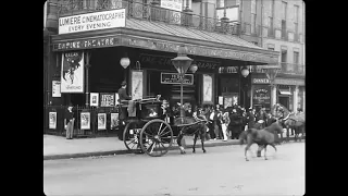 1896 - Entrée du Cinématographe Londres (Entrance to the London  Cinematograph) - Charles Moisson