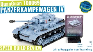 Ice Road Tanker in Sand Blue? QuanGuan 100069: Pz.Kpfw IV (Speed Build Review)