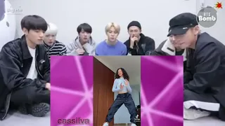 bts reagindo a tik tok da Cassiilva.