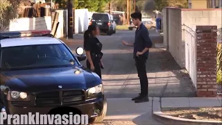 Kissing prank police edition