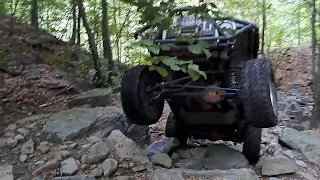 Wheelieing jeeps and stuff at Dark water PA