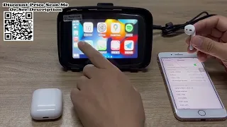 5 Inch Portable GPS Navigation Motorcycle Waterproof Carplay Review, Unboxing Aliexpress