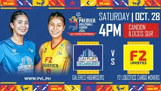 GALERIES TOWER VS F2 LOGISTICS  2023 PVL ALL FILIPINO CONFERENCE  OCT 28, 2023  4:00 PM