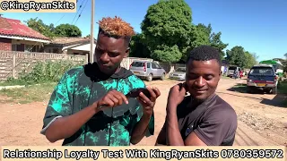 Relationship Loyalty Test with KingRyanSkits …… Hanzi Ndovada 50/50 💔😂 vaskana hatina zera navo