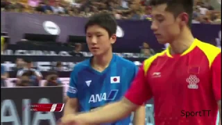 Tomokazu Harimoto vs Zhang Jike [ China Open 2018 ]