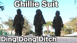 GHILLIE SUIT DING DONG DITCHING FANS!! | JOOGSQUAD PPJT