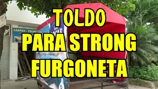 TOLDO para Moto Furgón | En 5 minutos | Muy Fácil !!