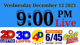 Lotto Result Live Today 9pm December 13 2023 (Complete Details)