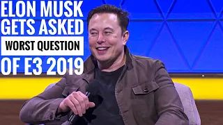 Elon Musk Gets Asked The Worst Question Of E3 2019