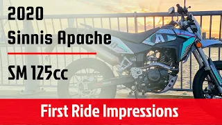 2020 SINNIS APACHE SM 125 REVIEW | First Impressions | Part 2 of 4