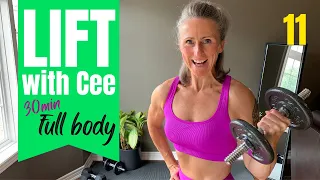 30 min FULL BODY DUMBBELL WORKOUT at home