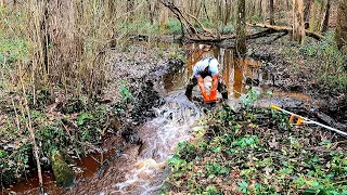 Beavers On The Run! || BEAVER DAM REMOVAL In New Creek! S3 EP.1!