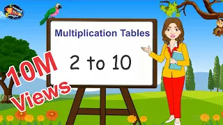 Times Tables | Tables of 2-10 | Multiplication Tables | Pahada | Learning Booster | Maths tables