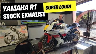 Can You Believe the Dyno Numbers on this Stock Exhaust 2023 R1?