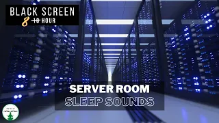 Computer Server Room | Data Center | White Noise | Sleep Sounds | Black Screen