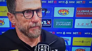 DI FRANCESCO piange 😭 post Frosinone Inter 0-5||"Col Sassuolo non si sono impegnati, qui si..