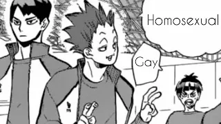 Tendou come out - Haikyuu texts - UshiTen (Depressed/angst Tendou) [Fluff & angst] Part 1