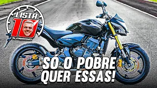 10 MOTOS QUE SÃO O SONHO DO POBRE, MAS O DESPREZO DO RICO