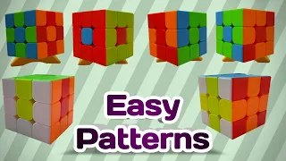 Cube Patterns | How To Make Patterns in 3×3 Rubik's Cube | Easy Patterns