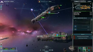 Homeworld battlecruiser vs battlecruiser