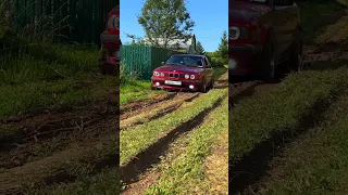 BMW e34 беха вывозит