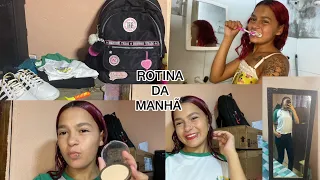 MINHA ROTINA DA MANHÃ PARA A ESCOLA!!!👩🏻‍🏫📚