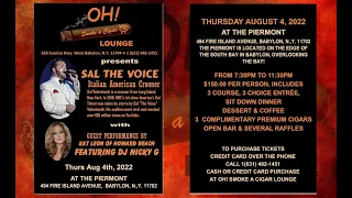 August 4 Event at The Piermont #cigar #salthevoice #cigarevent