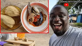 Street food from Ghana let's have some breakfast