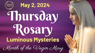 THURSDAY HOLY ROSARY 🌹 May 2, 2024 🌹 Luminous Mysteries of the Holy Rosary || TRADITIONAL ROSARY
