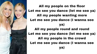 Britney Spears - Me against the music (feat. Madonna) (lyrics)