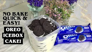 OREO SERIES #2: Easy No-Bake Oreo Icebox Cake | EGCOOKS