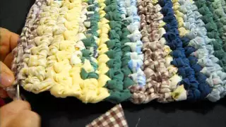 Runner Rag Rug of Many Colors (Super Easy Crochet) Part 2