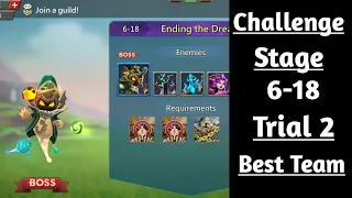 Lords mobile Challenge stage 6-18 trial 2 best Team