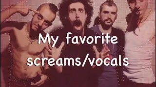 my favorite screams/vocals (in no order)